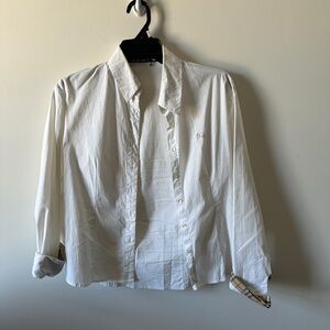 burberry shirt white XL